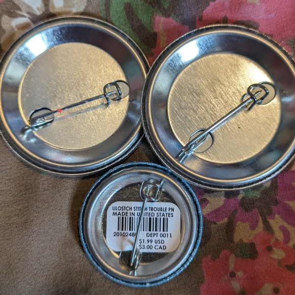 Stitch Disney Lilo and Stitch Button Pin - Picture 3 of 3